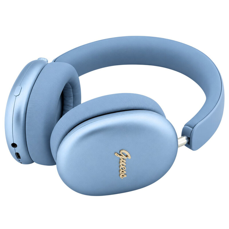 Casti wireless Bluetooth, ENC Guess, bleu, GUBHP10HMBCB