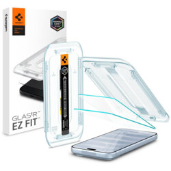 [Pachet 2x] Folie iPhone 16 Pro Spigen Glas.tR EZ Fit, transparenta