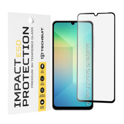 Folie sticla Samsung Galaxy A06 5G Techsuit ESD Glass, negru