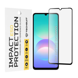 Folie sticla Samsung Galaxy A08 Techsuit ESD Glass, negru