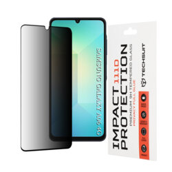 Folie sticla Samsung Galaxy A06 Techsuit 111D Privacy Full Glue, negru