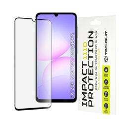 Folie sticla Samsung Galaxy A07 5G Techsuit 111D Full Glue Full Cover, negru