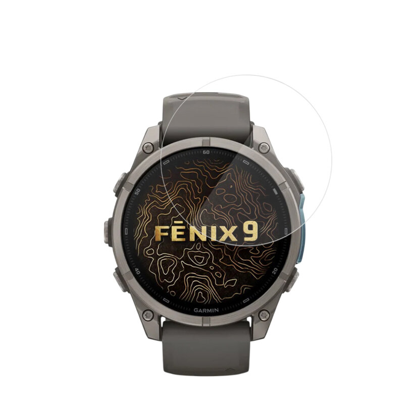 [Pachet 2x] Folie Garmin Fenix 9 43mm Techsuit Nano Flex, negru