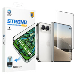 Folie sticla iPhone Duo Lito D+ Max Strong, negru