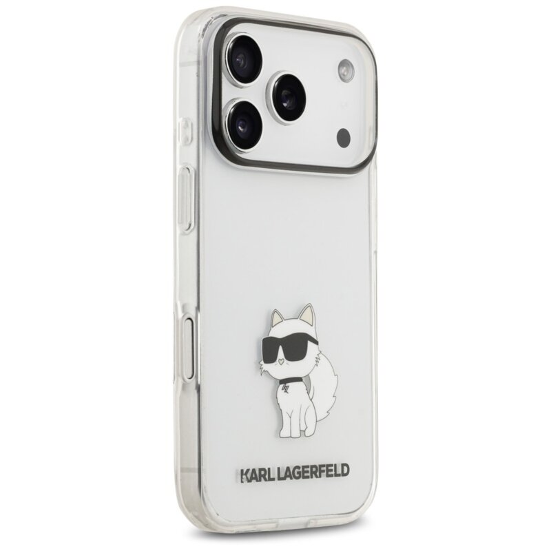 Husa iPhone 18 Pro Karl Lagerfeld IML NFT Choupette, transparenta, KLHCP18LHNCHTCT