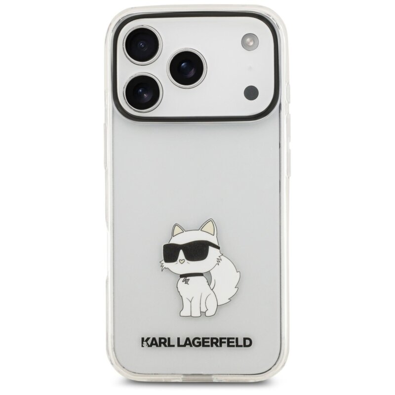 Husa iPhone 18 Pro Max Karl Lagerfeld IML NFT Choupette, transparenta, KLHCP18XHNCHTCT