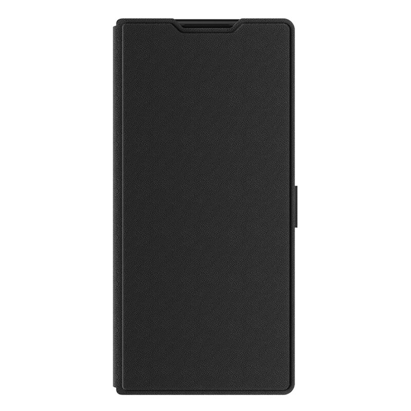 Husa Samsung Galaxy Z Fold8 Ultra Nillkin Qin Prop Silicone Leather Case, negru