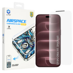 Folie sticla iPhone 18 Pro Max Lito Airspace Border, transparenta