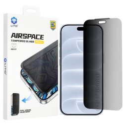 Folie sticla iPhone 18 Pro Lito D+ Max Strong Privacy, negru