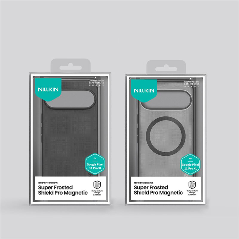 Husa Google Pixel 11 Pro XL Nillkin Super Frosted Shield Pro Magnetic, negru