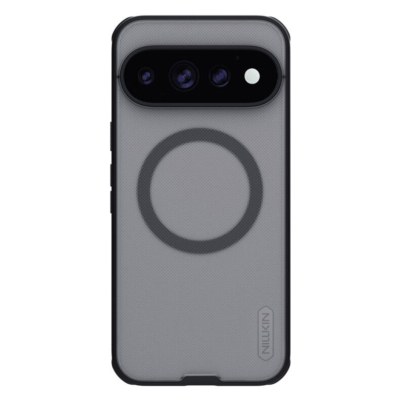 Husa Google Pixel 11 Pro XL Nillkin Super Frosted Shield Pro Magnetic, negru/transparenta