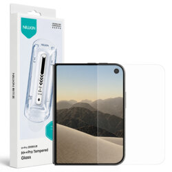 Folie sticla iPhone Duo Nillkin H+Pro Anti-Explosion Glass cu aplicator, transparenta