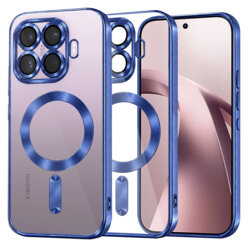 Husa premium Xiaomi 17T Techsuit Luxury Crystal MagSafe, albastru