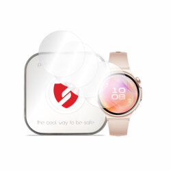 [Pachet 4x] Folie regenerabila premium Huawei Watch 6 42mm Smart Protection Classic, transparenta