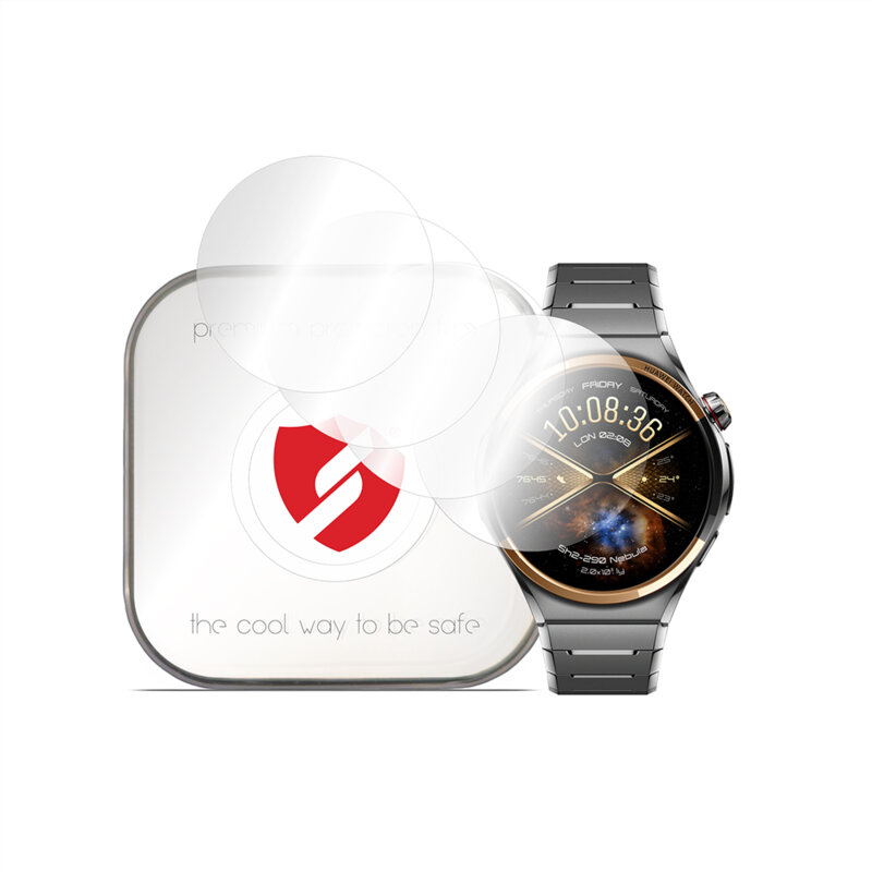 [Pachet 4x] Folie regenerabila premium Huawei Watch 6 Pro 46mm Smart Protection Classic, transparenta