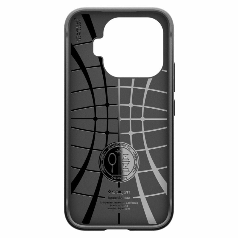 Husa Xiaomi 17T Spigen Rugged Armor, negru