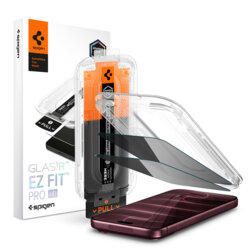 [Pachet 2x] Folie iPhone 18 Pro Max Spigen Glas.tR EZ-FIT Pro HD, privacy