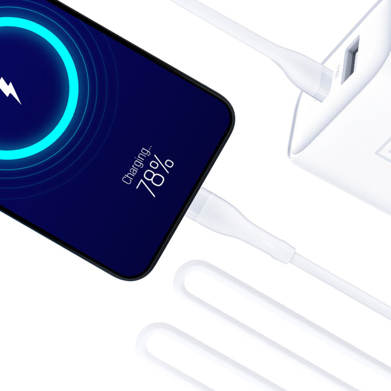 Incarcator priza USB, Type-C PD3.0 3mk DualCharge, 20W, alb