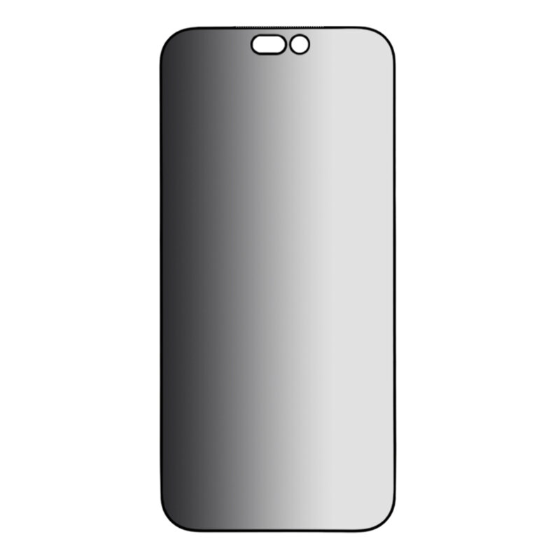 Folie sticla iPhone 18 Pro cu aplicator Blueo Premium Sapphire Non Breaking/Scratching 9H Glass, privacy