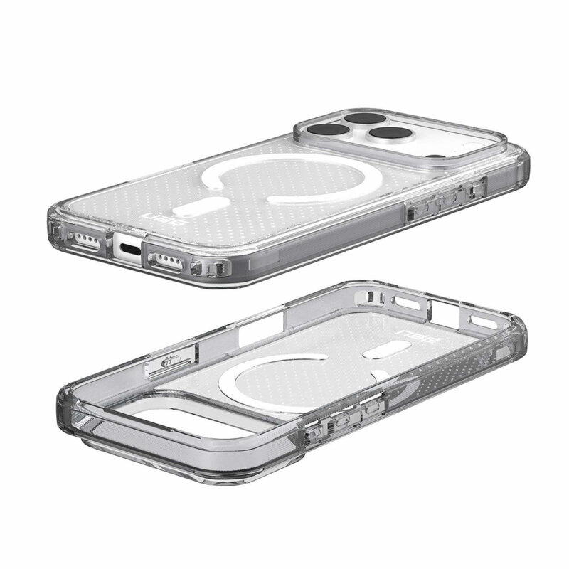 Husa iPhone 18 Pro Max UAG Dot MagSafe, Ice / Smoke