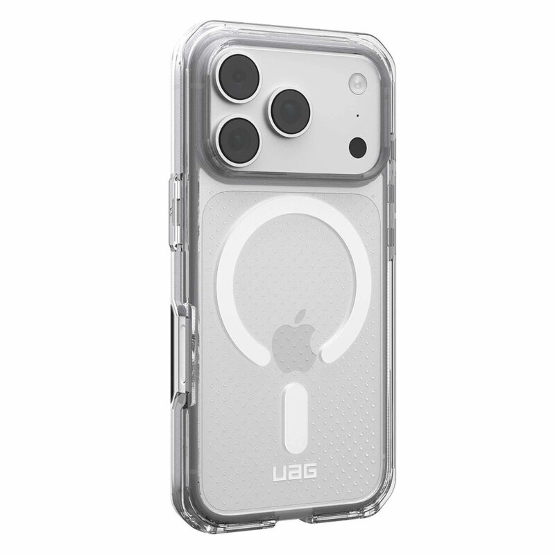 Husa iPhone 17 Pro Max UAG Dot MagSafe, Ice / Smoke