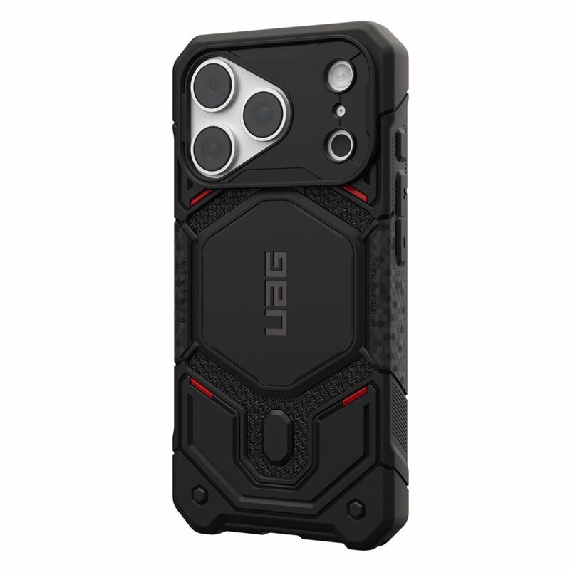 Husa iPhone 17 Pro Max UAG Monarch Pro MagSafe, Kevlar Black