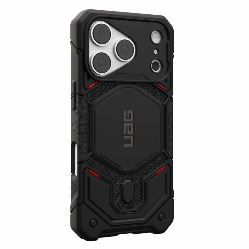 Husa iPhone 17 Pro Max UAG Monarch Pro MagSafe, Kevlar Black