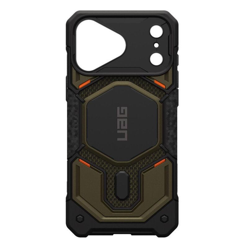 Husa iPhone 17 Pro Max UAG Monarch Pro MagSafe, Kevlar Element Green