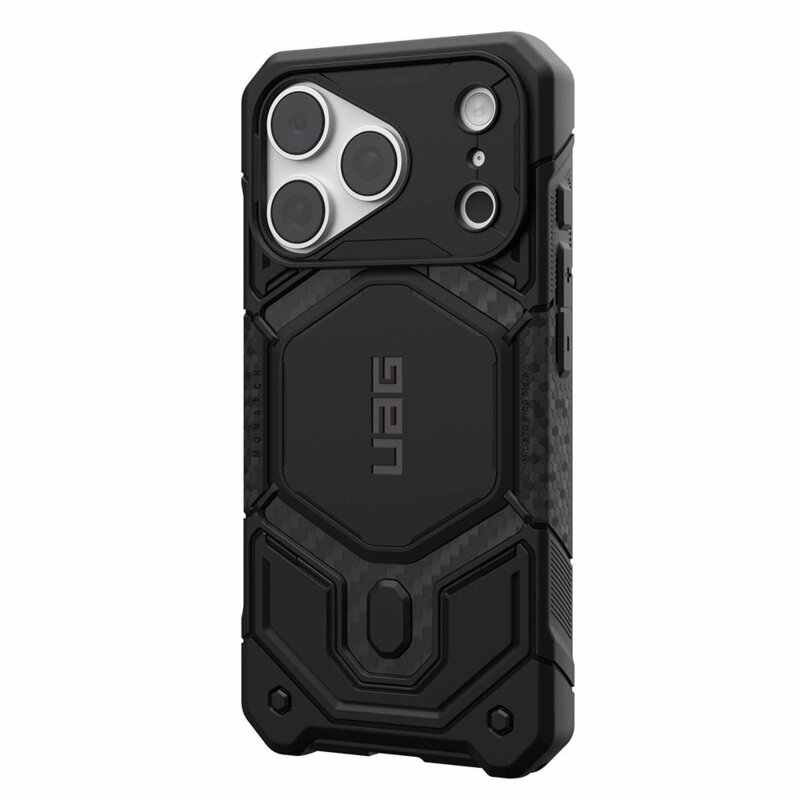 Husa iPhone 18 Pro UAG Monarch Pro MagSafe, Carbon Fiber