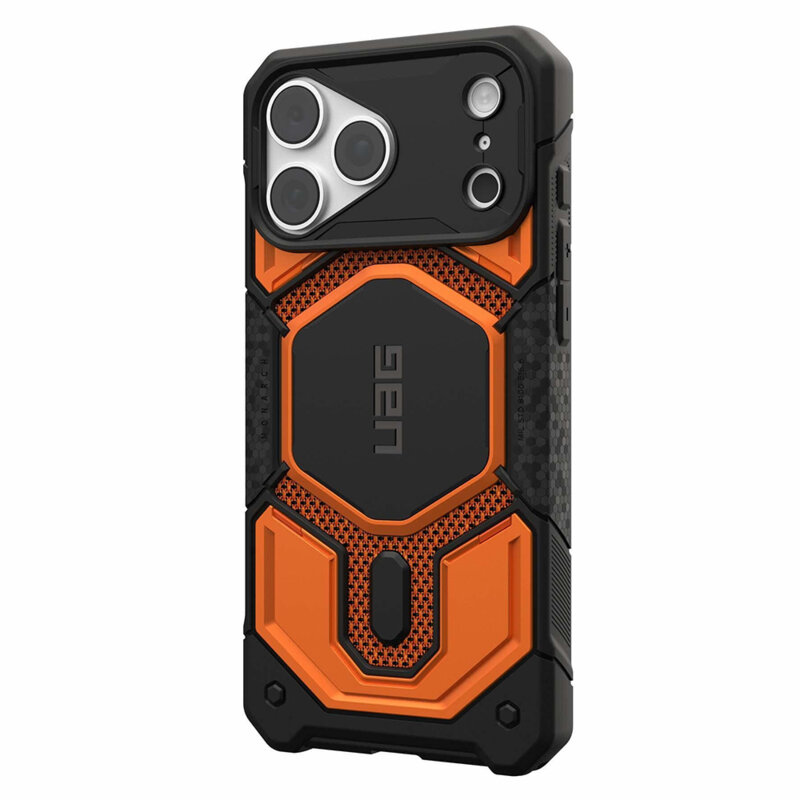 Husa iPhone 17 Pro Max UAG Monarch Pro MagSafe, Kevlar Burnt Orange