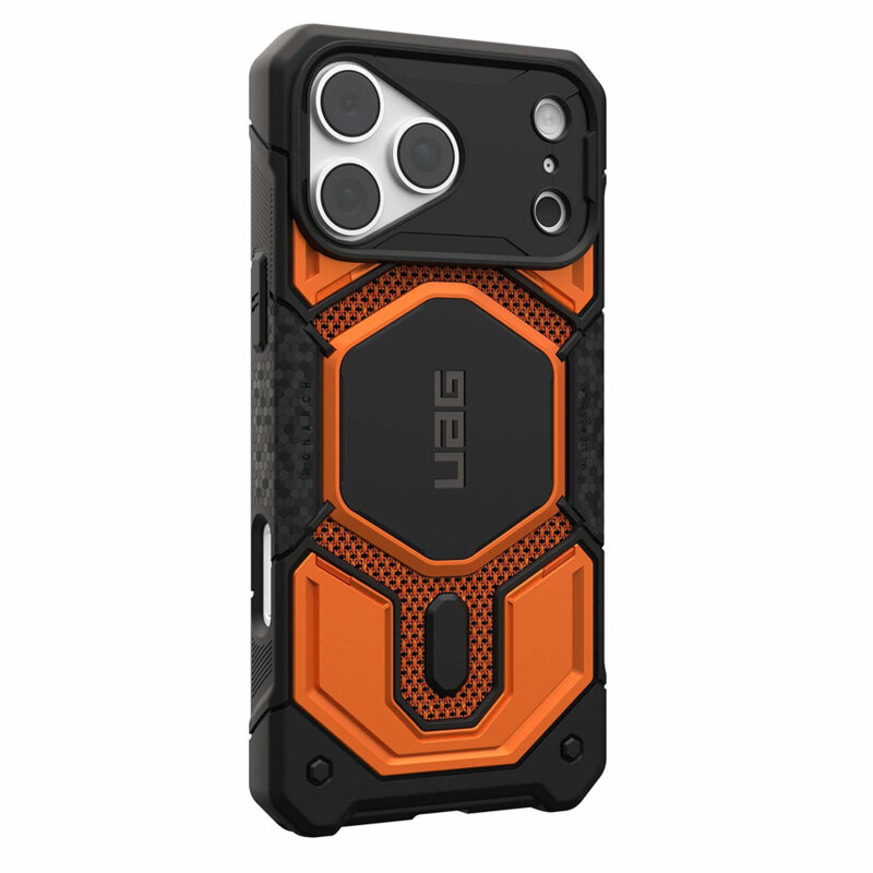 Husa iPhone 17 Pro Max UAG Monarch Pro MagSafe, Kevlar Burnt Orange