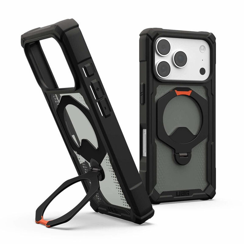 Husa iPhone 17 Pro Max UAG Plasma XTE 360 MagSafe, Black / Orange