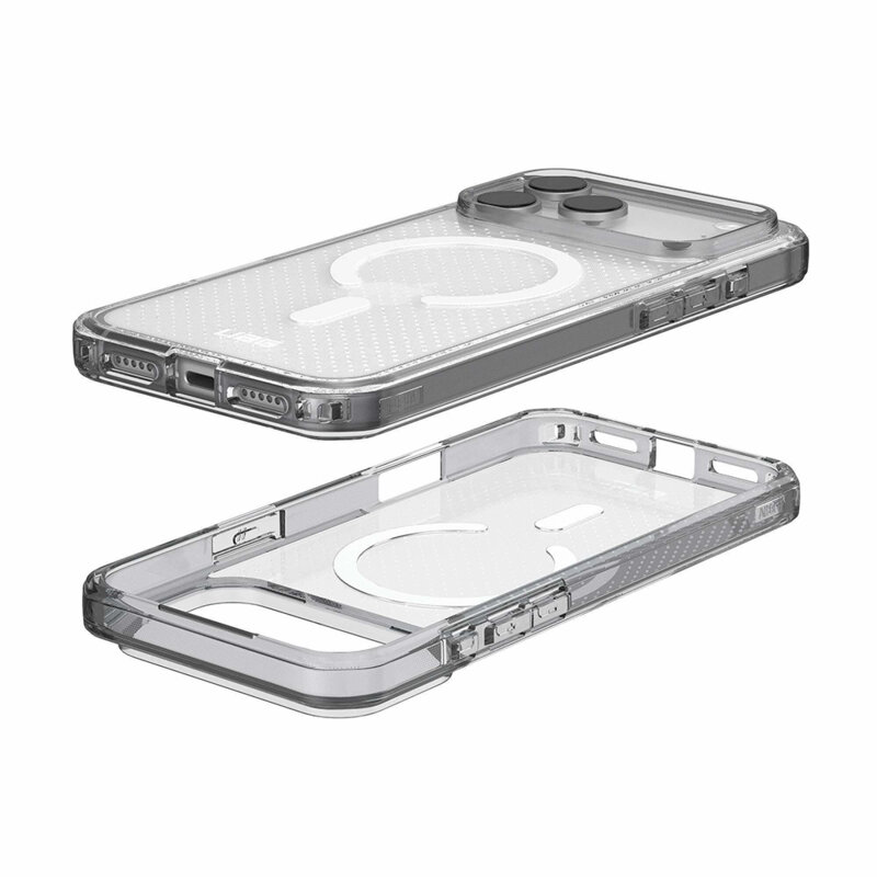 Husa iPhone 18 Pro UAG Dot MagSafe, Ice / Smoke