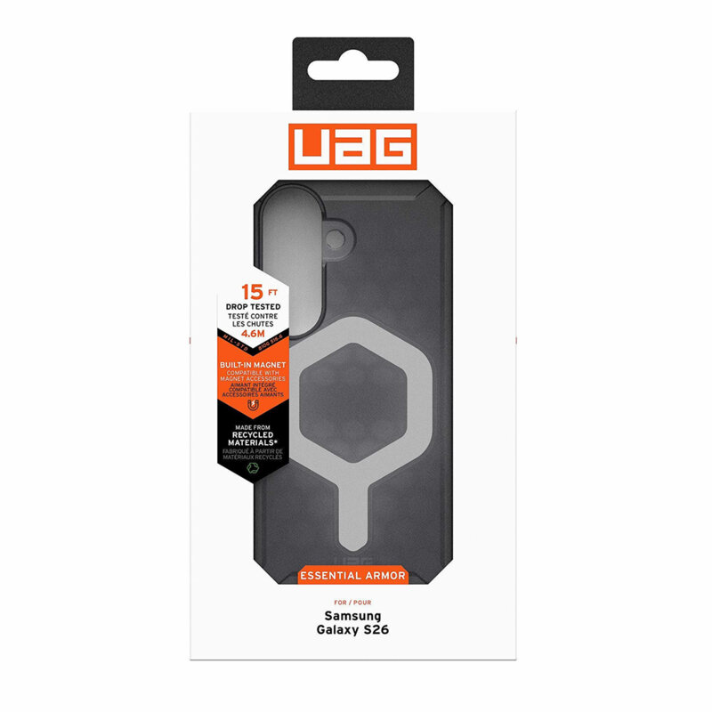 Husa Samsung Galaxy S26 UAG Essential Armor MagSafe, Ash