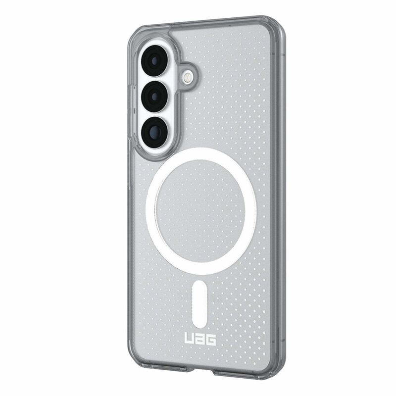 Husa Samsung Galaxy S26 UAG Dot MagSafe, True Clear Ice / Ash
