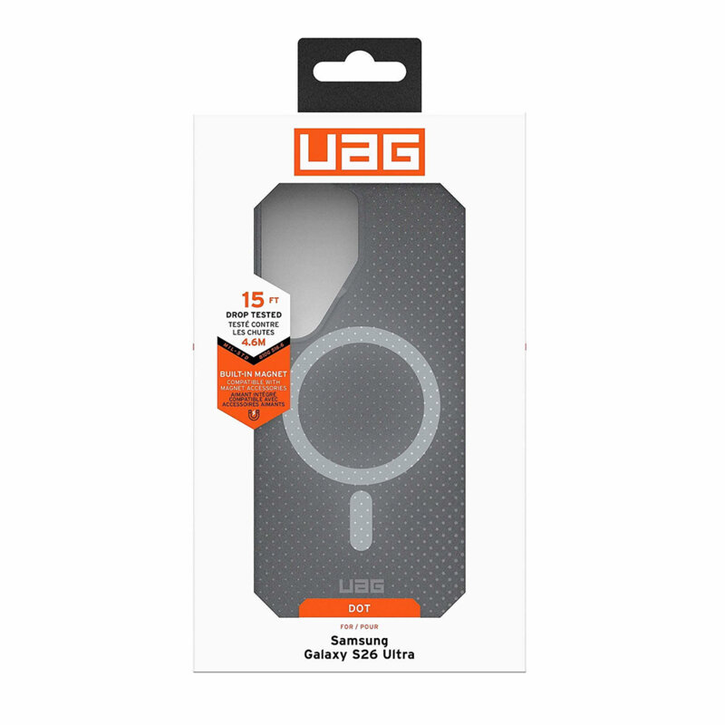 Husa Samsung Galaxy S26 Ultra UAG Dot MagSafe, Ash