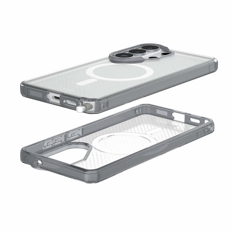 Husa Samsung Galaxy S26 Ultra UAG Dot MagSafe, True Clear Ice/Ash