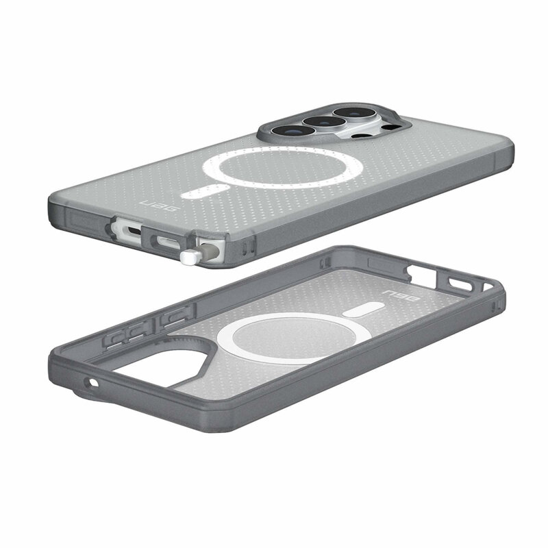 Husa Samsung Galaxy S26 Ultra UAG Dot MagSafe, Frosted Ice/Ash