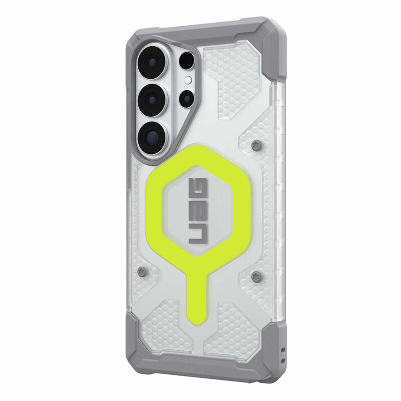 Husa Samsung Galaxy S26 Ultra UAG Pathfinder Clear MagSafe, Active Neon
