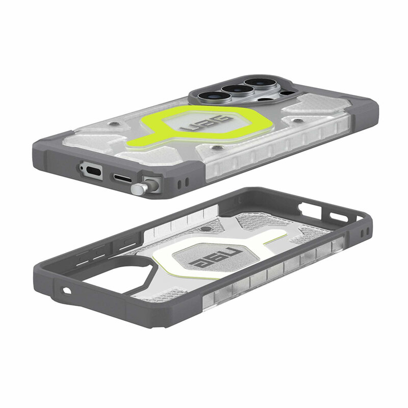 Husa Samsung Galaxy S26 Ultra UAG Pathfinder Clear MagSafe, Active Neon