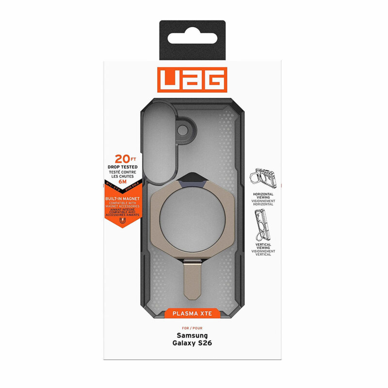 Husa Samsung Galaxy S26 UAG Plasma XTE MagSafe, Ash Titanium