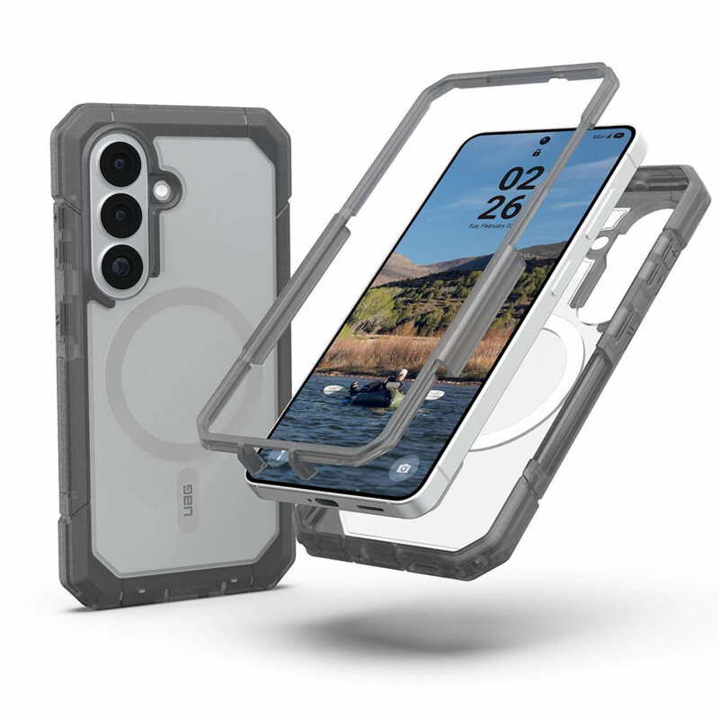 Husa Samsung Galaxy S26 UAG Trooper MagSafe, Clear/Ash