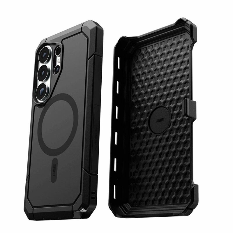 Husa Samsung Galaxy S26 Ultra + holster UAG Trooper MagSafe, negru
