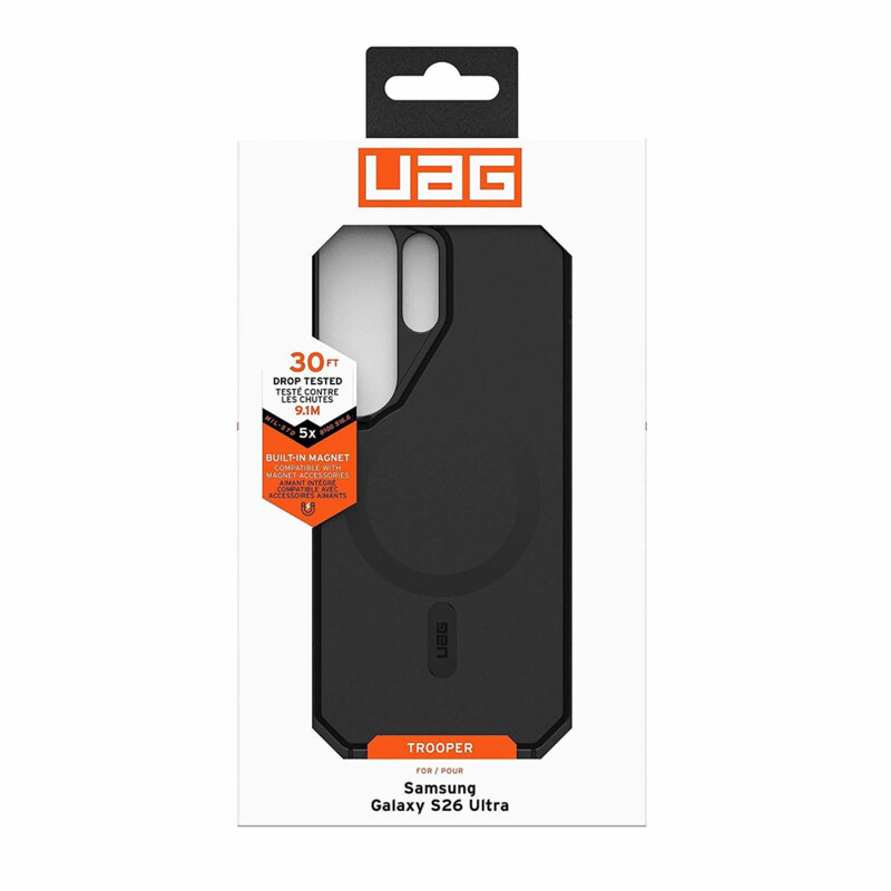 Husa Samsung Galaxy S26 Ultra UAG Trooper MagSafe, Black