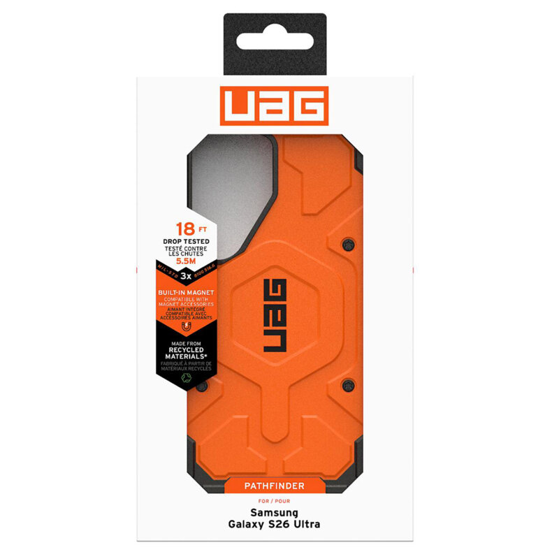 Husa Samsung Galaxy S26 Ultra UAG Pathfinder MagSafe, portocaliu