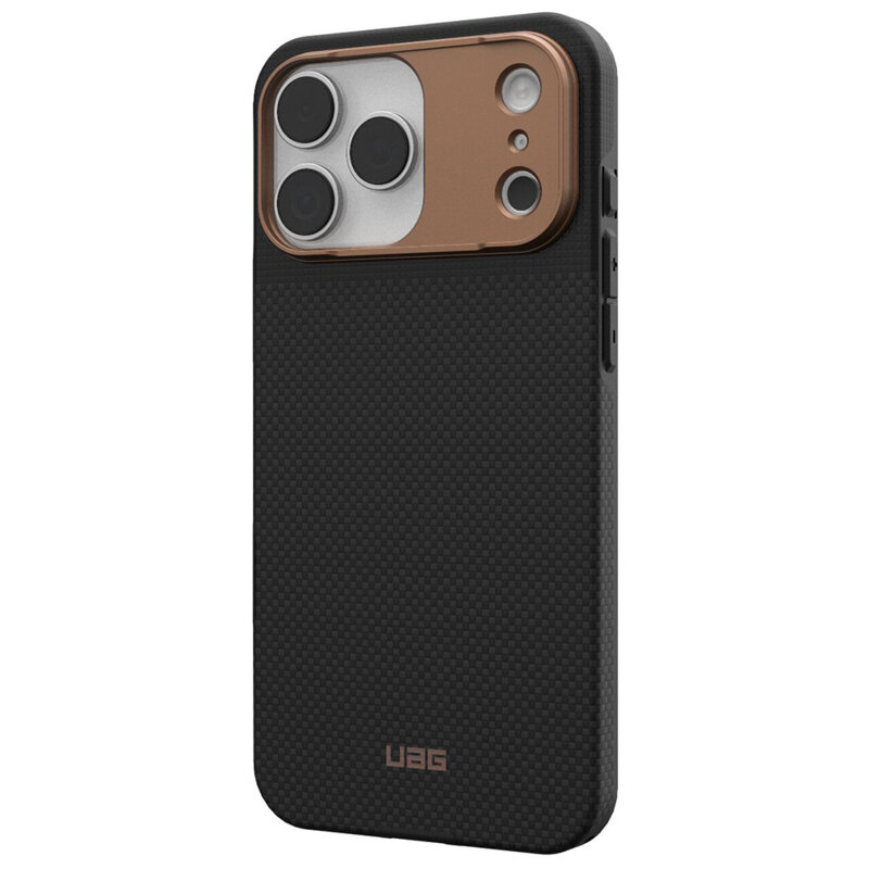 Husa iPhone 17 Pro Max UAG Fibr Armr MagSafe, Graphite / Bronze