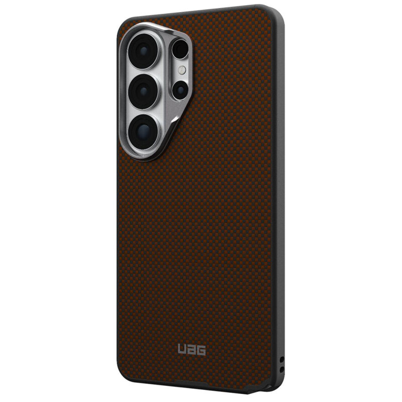 Husa Samsung Galaxy S26 Ultra UAG Fibr Armr MagSafe, Orange/Charcoal