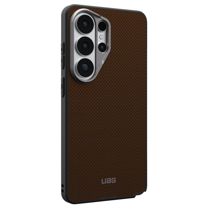 Husa Samsung Galaxy S26 Ultra UAG Fibr Armr MagSafe, Orange/Charcoal