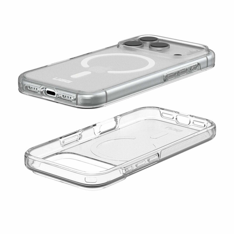 Husa iPhone 17 Pro UAG Scout Clear MagSafe, Ice White