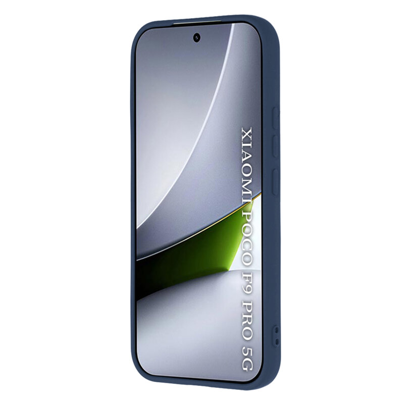 Husa silicon Xiaomi Poco F9 Pro Techsuit SoftFlex, bleumarin